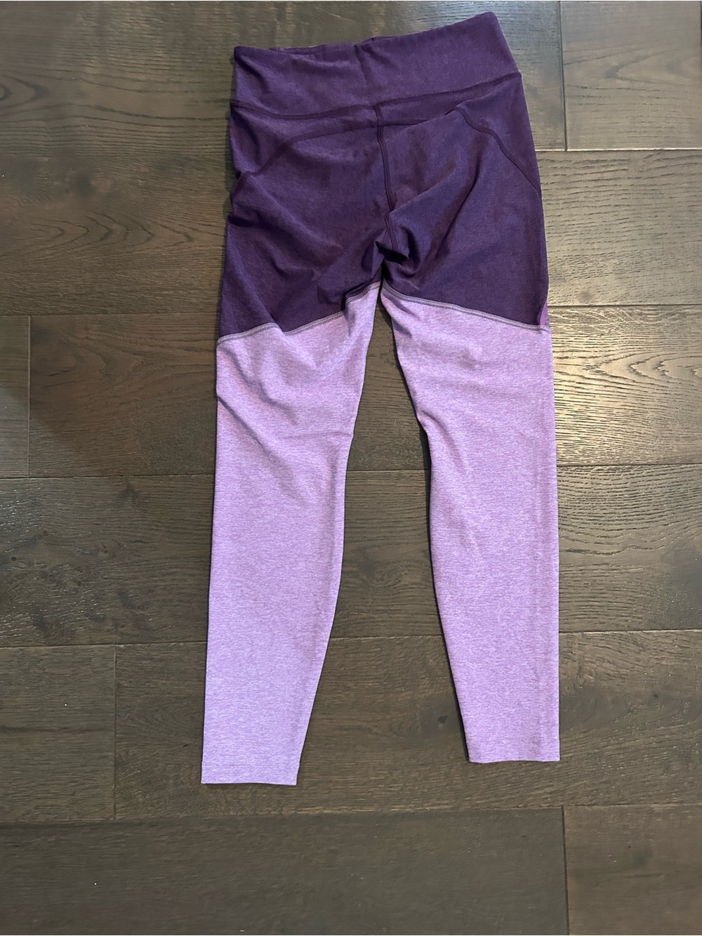 Outdoor Voices Leggings Purple Active Colorblock Leggings Small - Picture 2 of 4